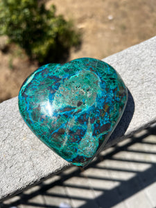 Chrysocolla Heart