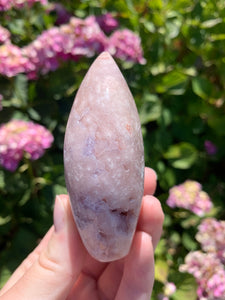 Pink Amethyst Druzy Flame