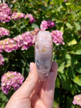 Load image into Gallery viewer, Pink Amethyst Druzy Heart on Stand