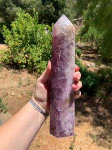 Purple Fluorite Tower ￼