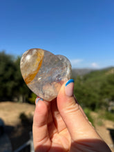 Load image into Gallery viewer, Golden Healer Quartz Flat Back Heart