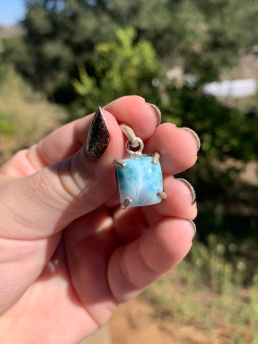 Larimar Square Pendant