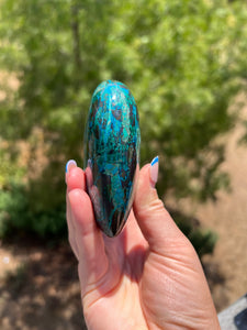 Chrysocolla Heart