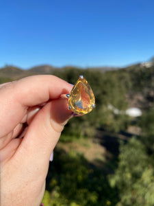 Honey Citrine Ring Variety Size 9