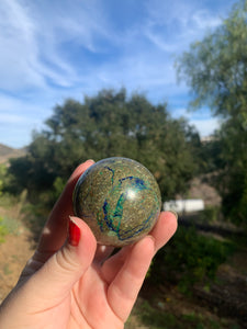 Malachite Azurite Sphere 56mm