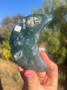 Moss Agate Moon