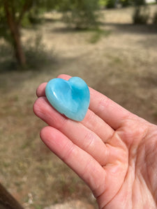 Larimar Rounded Heart