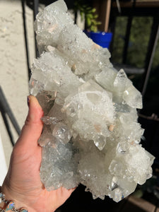 Apophyllite Cluster with Peach Stilbite