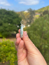 Load image into Gallery viewer, Larimar Teardrop Cab Wire Wrapped Sterling Silver