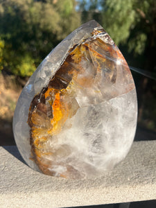 Golden Healer Garisol Quartz Flame