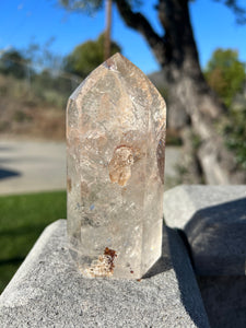 Penetrator Rutilated Quartz Tower w Hematoid Inclusions