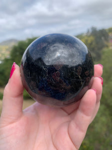 Black Tourmaline Sphere 77mm