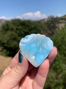 Larimar Shell Cabochon 140AC