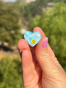 Larimar Rounded Heart