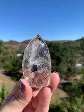 Load image into Gallery viewer, Quartz Flame w Black Tourmaline