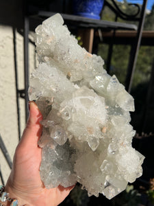 Apophyllite Cluster with Peach Stilbite