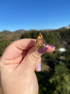 Honey Citrine Ring Variety Size 6