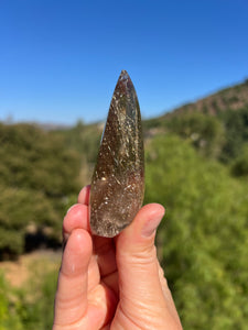 Rutile Gold Smokey Quartz Flame