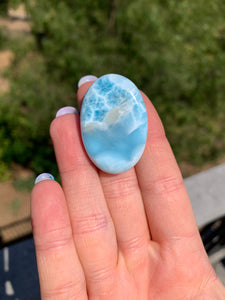 Larimar Oval Pendant 85CN