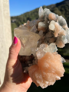 Apophyllite Stilbite Cubic Calcite AAA from India