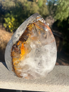 Golden Healer Garisol Quartz Flame