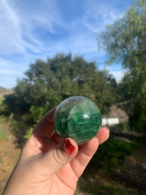 Load image into Gallery viewer, Fluorite Sphere 52mm