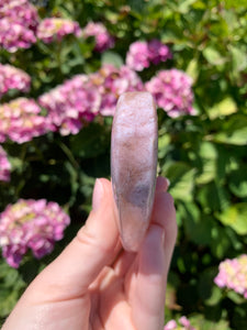 Pink Amethyst Druzy Heart on Stand