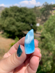 Larimar Fin Standing Carving 45M