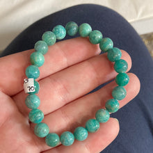 Load image into Gallery viewer, Amazonite Beaded Bracelet 7.5mm