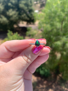 Dark Opal Ring Variety Sterling Silver