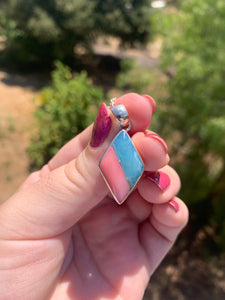 Larimar and Conch Shell Necklace Variety