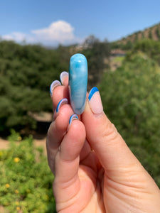 Larimar Thick Rounded Heart 68T