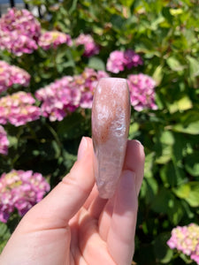 Pink Amethyst Druzy Heart on Stand