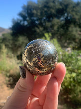 Load image into Gallery viewer, Pyrite Sphere 47mm