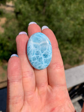 Load image into Gallery viewer, Larimar Oval Pendant 85CN