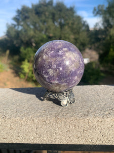 Lepidolite Sphere 62mm