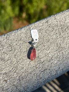 Rhodochrosite Pendant Sterling Silver