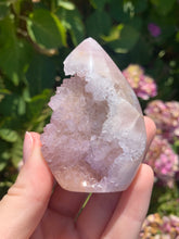 Load image into Gallery viewer, Pink Amethyst Druzy Flame