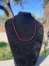 Load image into Gallery viewer, Garnet Beaded Necklaces 20” (Intuitively Selected)