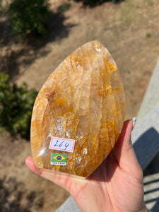 Golden Healer Quartz Flame