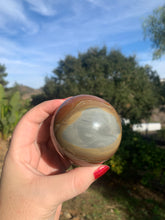 Load image into Gallery viewer, Polychrome Jasper Sphere 69mm