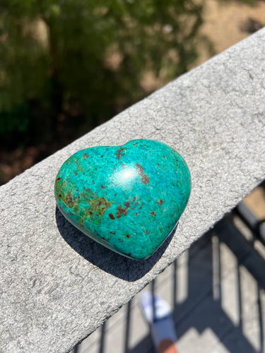 Chrysocolla Heart