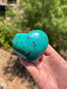 Chrysocolla Heart