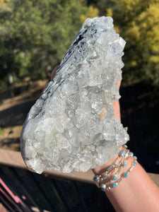 Apophyllite Cluster with Peach Stilbite