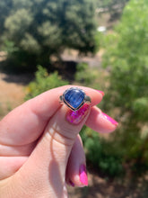 Load image into Gallery viewer, Blue Kyanite Sterling Silver Ring Size 5.5