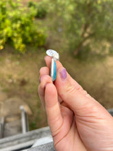 Load image into Gallery viewer, Larimar Teardrop Sterling Silver Pendant