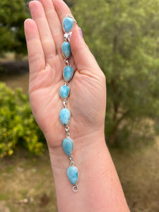 Larimar Variety Sterling Silver Bracelets