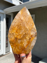 Load image into Gallery viewer, Golden Healer Quartz Flame