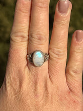 Load image into Gallery viewer, Moonstone Oval Ring Size 9.5