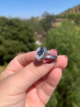 Load image into Gallery viewer, Dendritic Agate Sterling Silver Ring Size 11